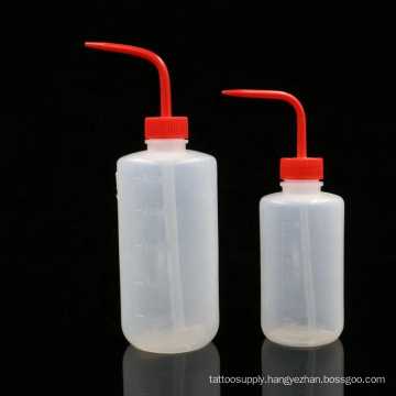 Professional Tattoo Diffusion Squeeze Non-Spray Bottles Transparent Plastic Red Top